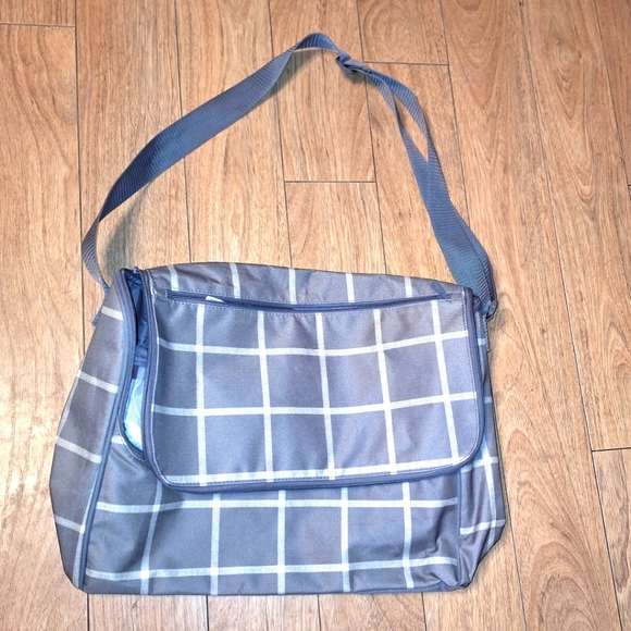 Thirty-One Shoulder/Tote Bag,Grey & White, NWOT - Picture 1 of 11